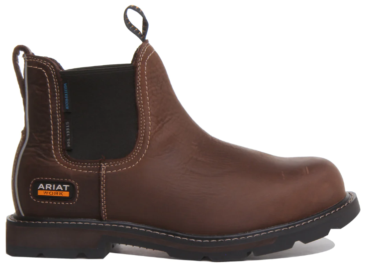 ARIAT Groundbreaker Chelsea Waterproof Steel Toe Dealer Boot